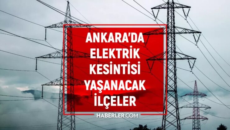 Ankara elektrik kesintisi! 11-12 Aralık Keçiören, Yenimahalle, Mamak elektrik kesintisi ne zaman bitecek?